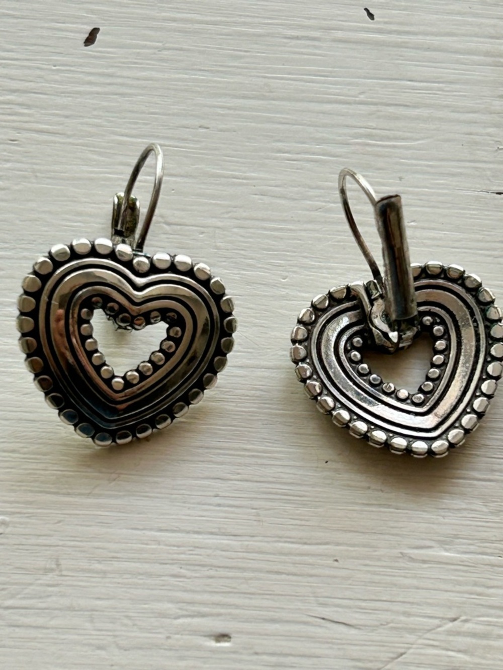 Brighton Heart Leverback Earrings - Picture 2 of 3